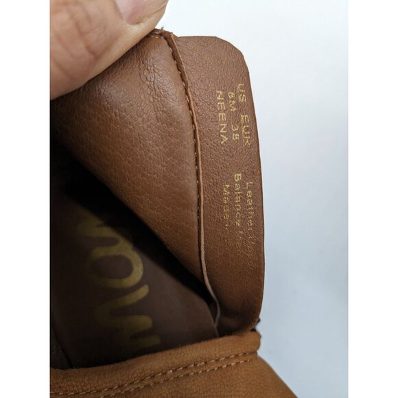 Sam Edelman Western Leather Ankle Booties Women Size 8 Boho Buckle Block Heel - Picture 8 of 13